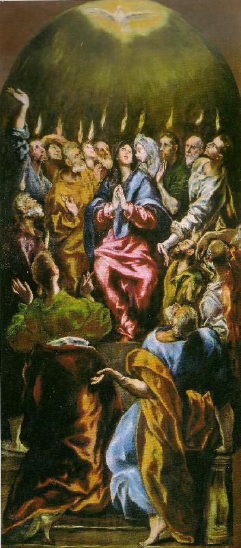 El Greco descent of the holy ghost oil painting picture